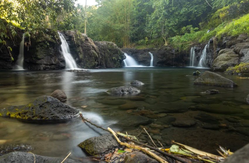 Afu Aau Waterfall (Olemoe Falls), Near Vailoa, Savai’i, Samoa
